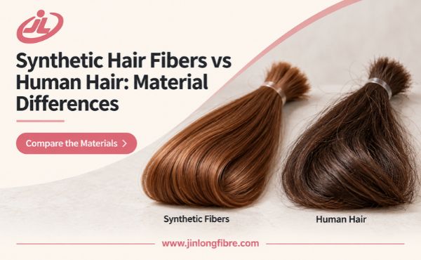 Synthetic Hair Fibers vs Human Hair: Material Differences